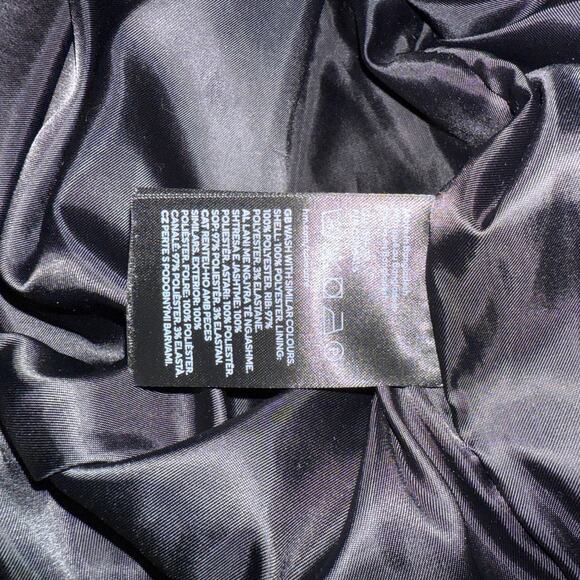 Men's H&M, Nylon, LIned, Bomber Jacket, Black Size M, EUC - Picture 5 of 5